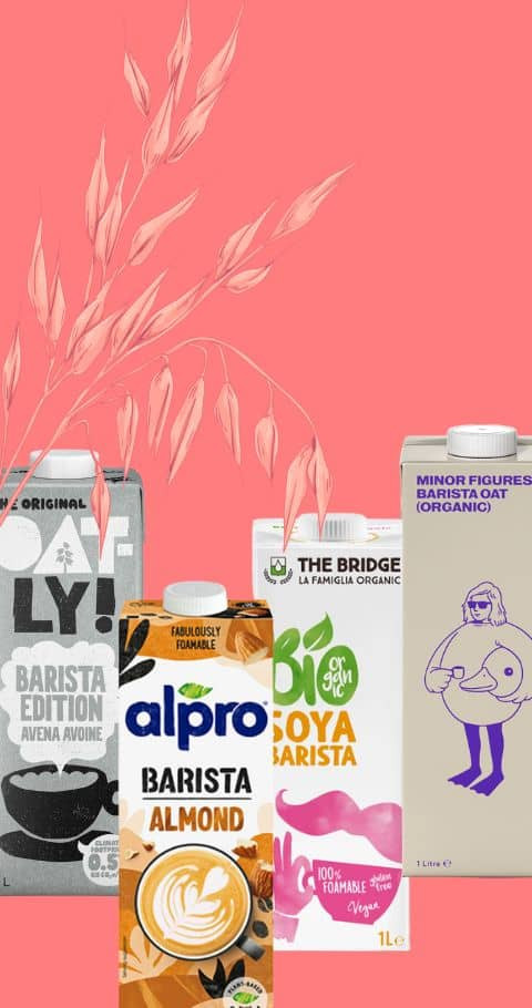 Nos lait végétaux spécial barista pour agrémenter vos boissons