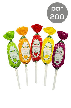 Barnier sucettes Traditionnelles assortiment Fruit