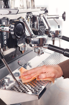 chicopee Lavettes COFFEE TOWEL réutilisables x 10 Orange