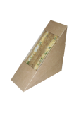 Boîtes kraft pour Sandwich Triangle Simple
