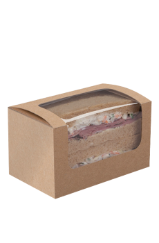 Boites kraft avec fenêtre Boites kraft avec fenêtre