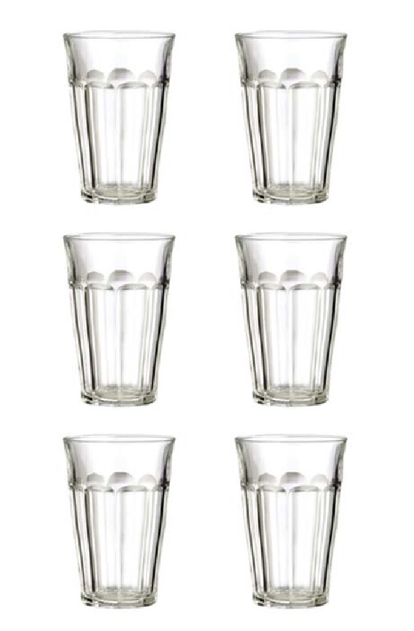 SET x 6 PICARDIE Verre 360ml