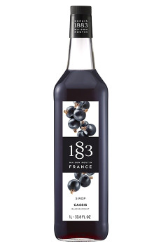 Sirop Cassis bouteille verre 1L Sirop Cassis bouteille verre 1L