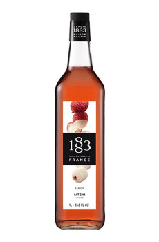 Sirop Litchi bouteille verre 1L Sirop Litchi bouteille verre 1L