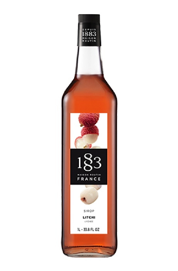 Sirop Litchi bouteille verre 1L