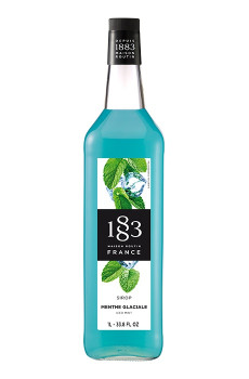 Sirop Menthe glaciale bouteille verre 1L