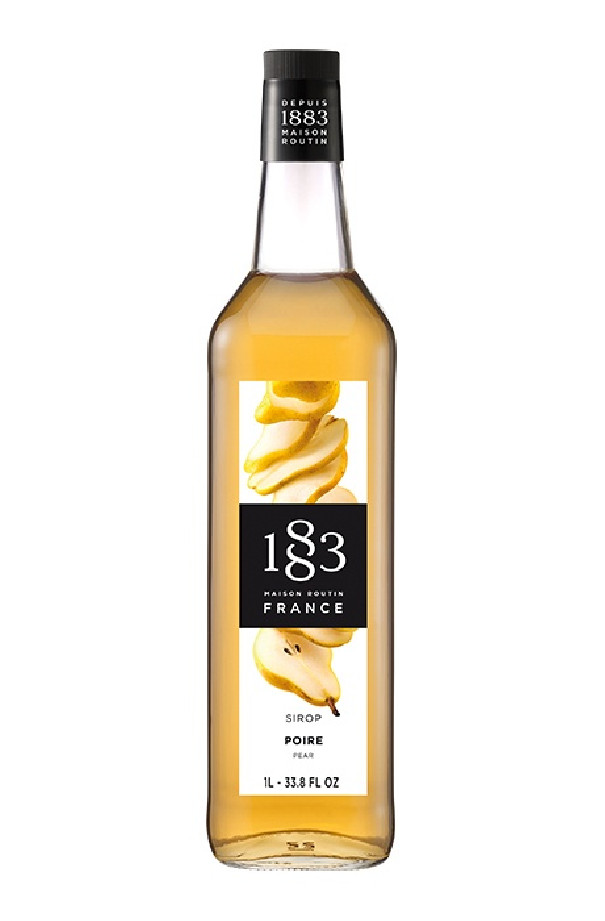 Sirop Poire bouteille verre 1L