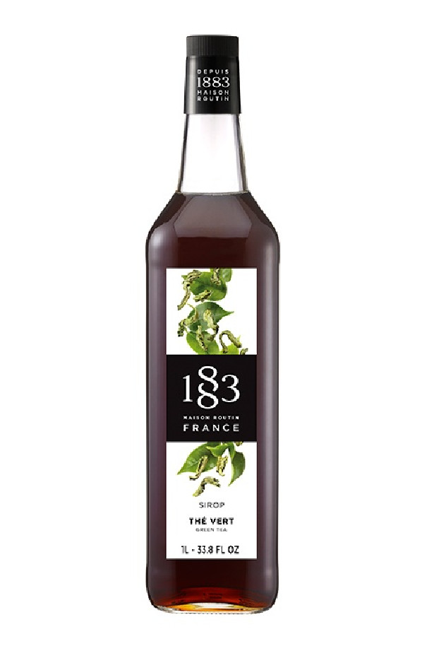 Sirop Thé vert bouteille verre 1L