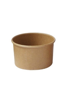 Sachet x 50 pots à glace Kraft 6oz/177ml