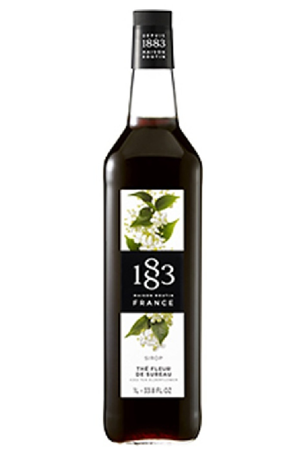 Sirop Thé Fleur de sureau bouteille verre 1L