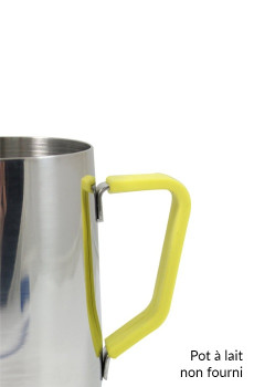 Poignée en silicone jaune pour pot à lait 20oz/590ml