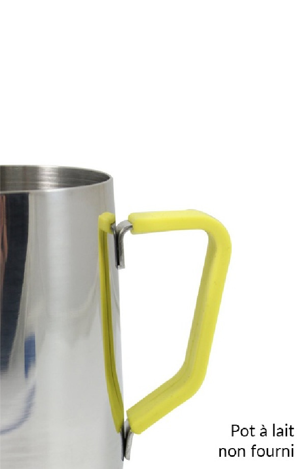 Poignée en silicone jaune pour pot à lait 20oz/590ml