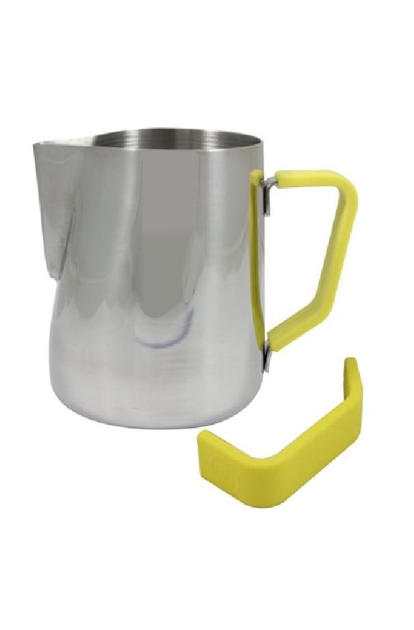 Poignée en silicone jaune pour pot à lait 20oz/590ml