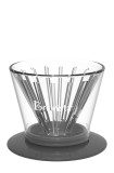Smart Dripper™ Flat V en verre double paroi