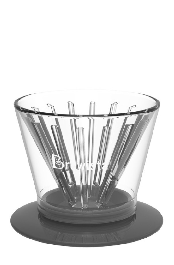 Smart Dripper™ Flat V en verre double paroi