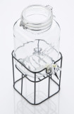 Fontaine à boisson avec robinet métal et support 3.6L