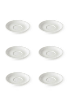 Acme and co soucoupe porcelaine blanche pour demitasse