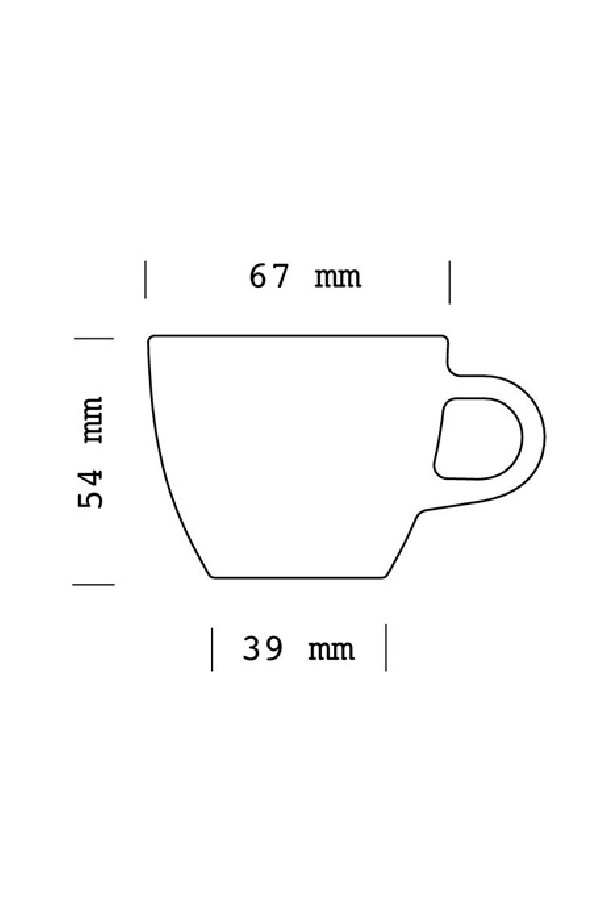 Set x 6 DEMITASSE tasse porcelaine 70ml Blanc Set x 6 DEMITASSE tasse porcelaine 70ml Blanc