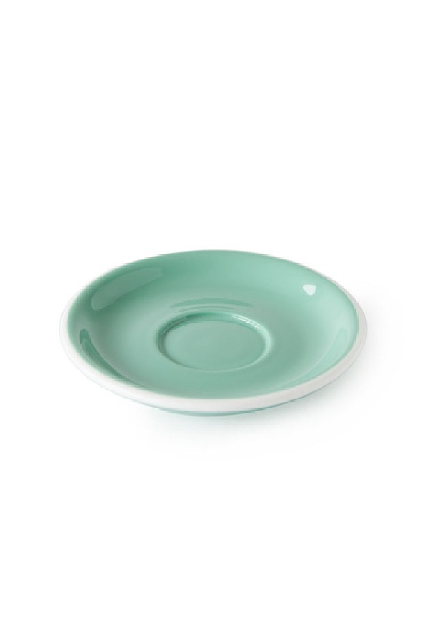 Set x 6 soucoupes porcelaine 110mm Vert Set x 6 soucoupes porcelaine 110mm Vert