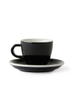 Set x 6 soucoupes porcelaine 110mm Noir