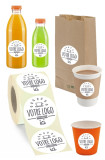 Etiquettes autocollantes rondes Personnalisables D.40mm x5000