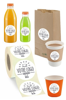 Etiquettes autocollantes rondes Personnalisables D.40mm x25000 Etiquettes autocollantes rondes Personnalisables D.40mm x25000