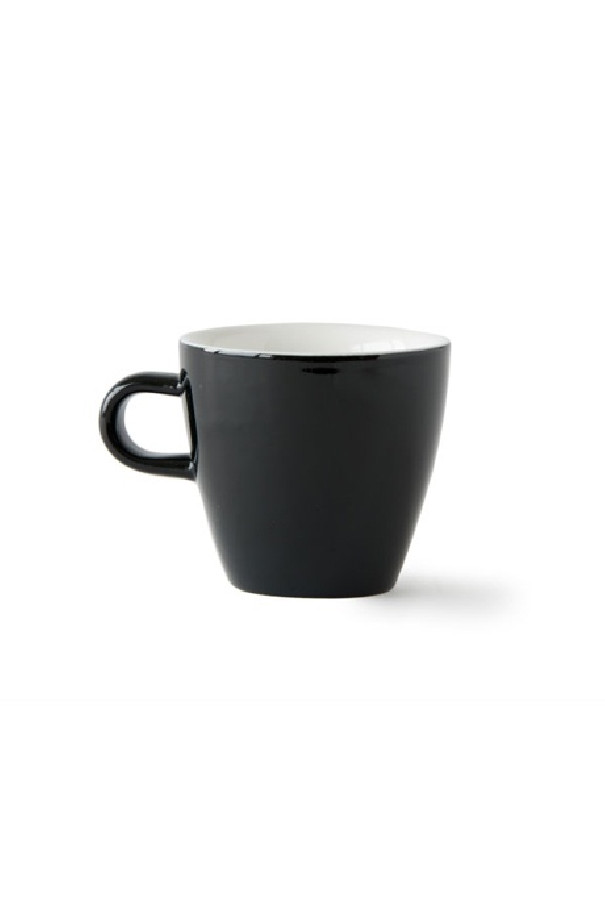 Set x 6 TULIP tasse porcelaine 170ml Noir