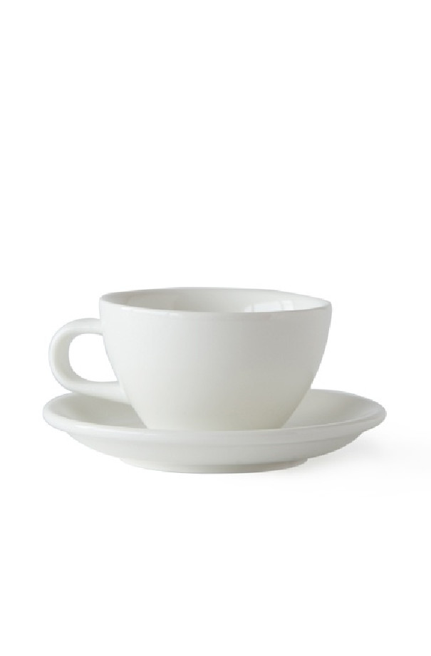 Set x 6 CAPPUCCINO CUP tasse porcelaine 190ml Blanc