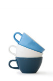 Set x 6 CAPPUCCINO tasse porcelaine 190ml Marron