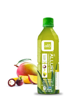 Aluure Boisson Aloe Vera + Mangoustan + Mangue bouteille PET 12 x 500ml