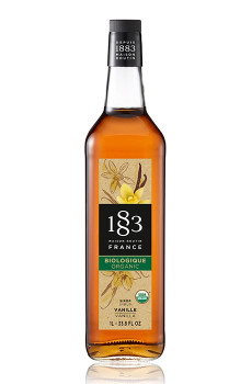 Sirop vanille bio bouteille verre 1L