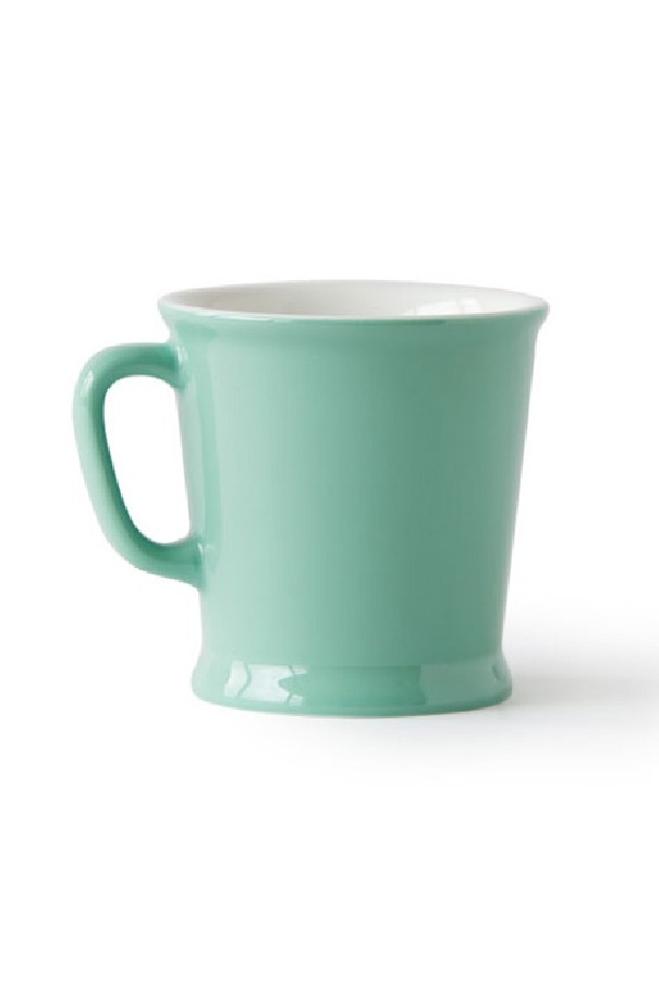 Set x 6 MUG porcelaine 230ml Vert