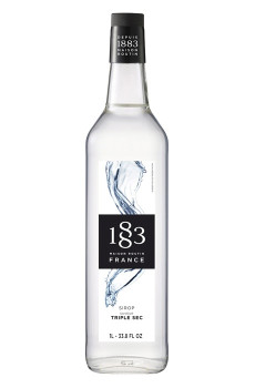 Sirop Triple sec bouteille verre 1L