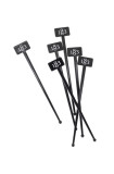 ROUTIN Agitateurs plastique noir x24