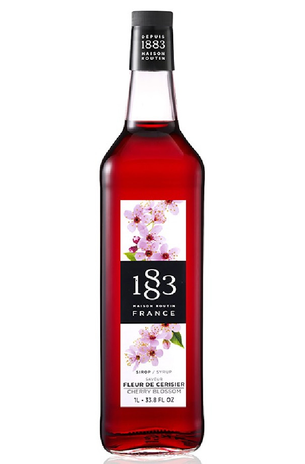 Routin Sirop Fleur de Cerisier bouteille verre 1L
