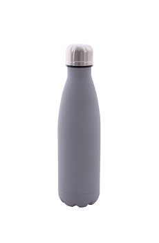 Bouteille inox double paroi Gris Ciment 500ml