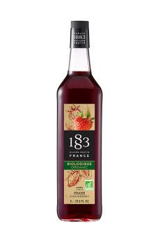 Sirop Fraise bouteille verre 1L BIO Sirop Fraise bouteille verre 1L BIO