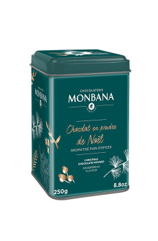 Chocolat en poudre de Noël saveur Pain d'épices boîte 250g