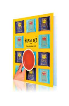 KUSMI TEA Lot de 10 cartes menu des thés KUSMI TEA Lot de 10 cartes menu des thés