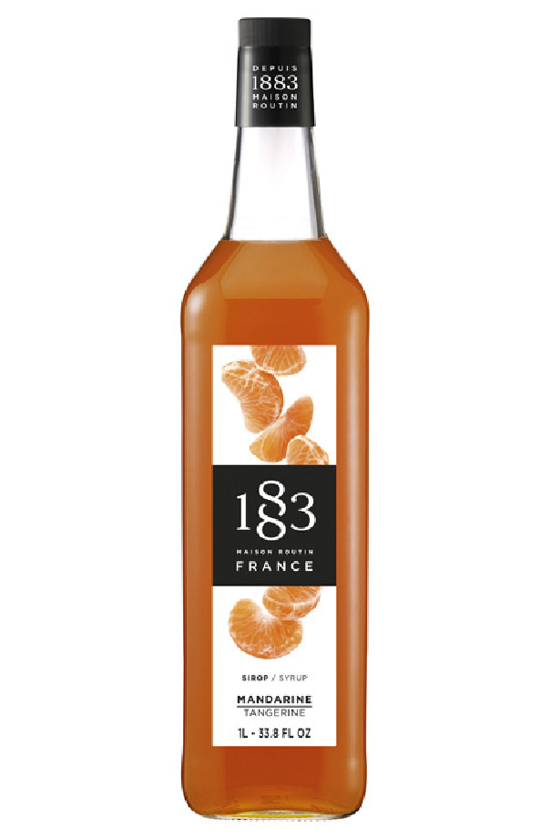 Sirop Mandarine bouteille verre 1L