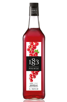 ROUTIN 1883 - SIROP GROSEILLE BOUTEILLE VERRE 1L