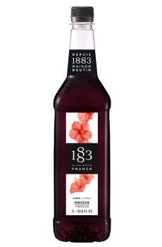 ROUTIN 1883 - SIROP HIBISCUS BOUTEILLE PET 1L ROUTIN 1883 - SIROP HIBISCUS BOUTEILLE PET 1L