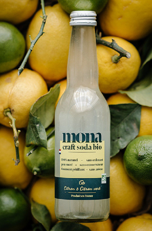 MONA - SODA CITRON CITRON VERT 330ML x12 BIO