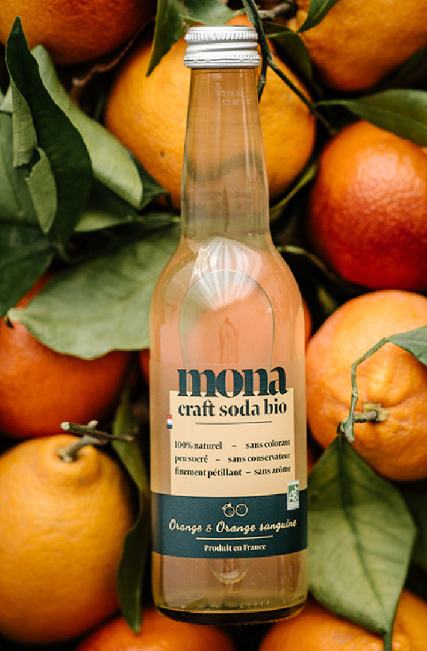 MONA - SODA ORANGE ORANGE SANGUINE 330ML x12 BIO