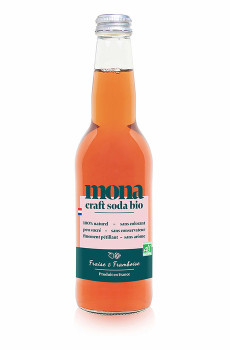 MONA - SODA FRAISE FRAMBOISE 330ML x12 BIO