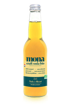 MONA - SODA PECHE ABRICOT 330ML x12 BIO
