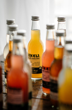 MONA - SODA PECHE ABRICOT BOUTEILLE VERRE 330ML x12 BIO