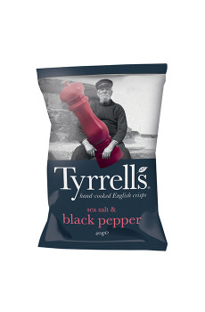 TYRRELLS - CHIPS SEL ET POIVRE 40G x18