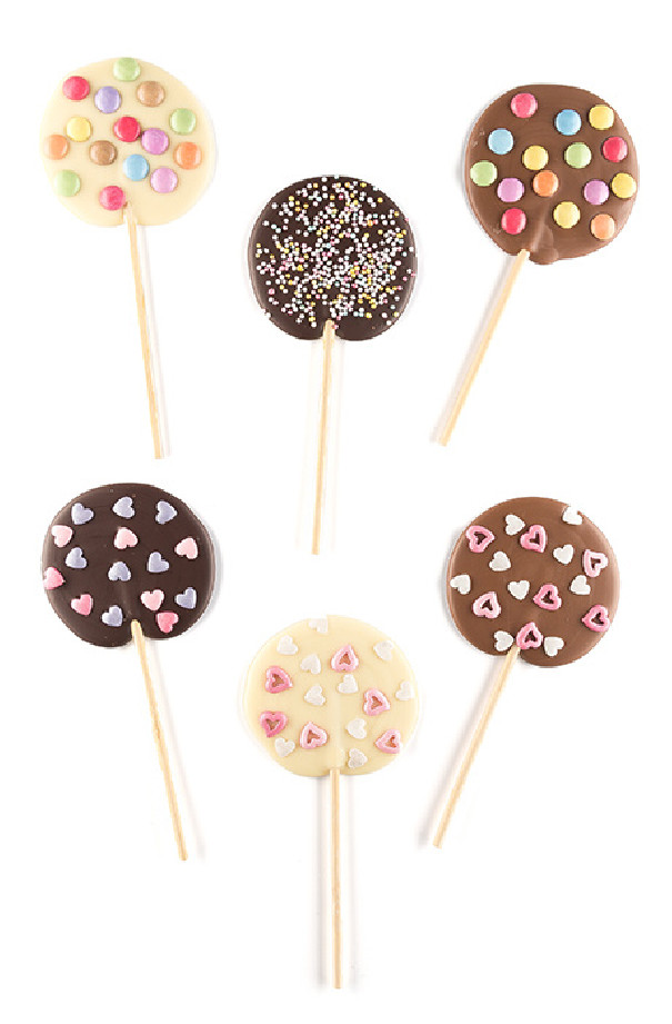 MOME - LOLLY SUCETTE CHOCOLAT LAIT MIX TOPPING 30G x24