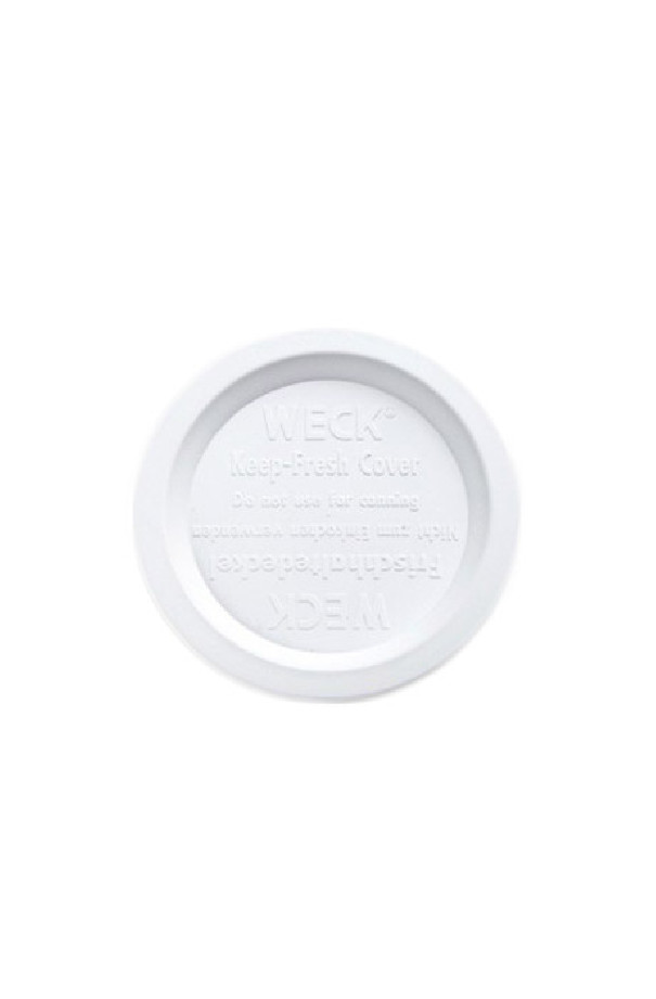WECK- COUVERCLE PVC BLANC Ø60MM x5